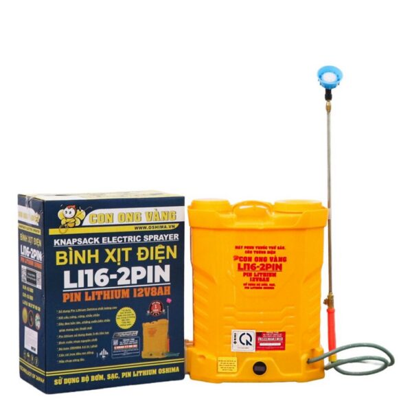 BÌNH XỊT ĐIỆN CON ONG VÀNG LI 16 - 2 PIN